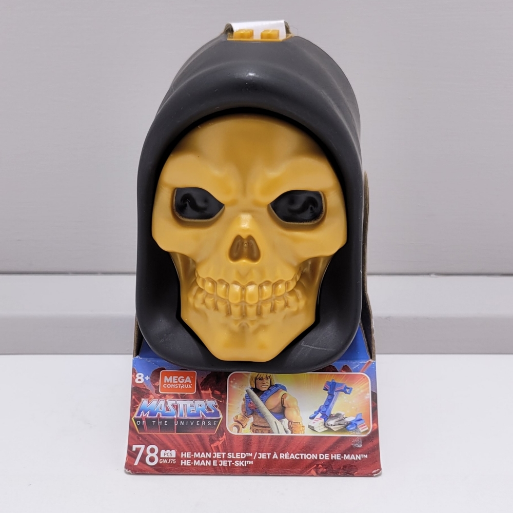 Mega Construx Masters Of The Universe Skeletor Skull  He Man Jet Sled Set